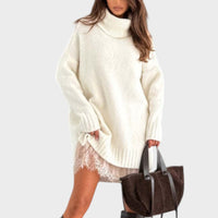 Jersey Blanco y Vestido Blanco