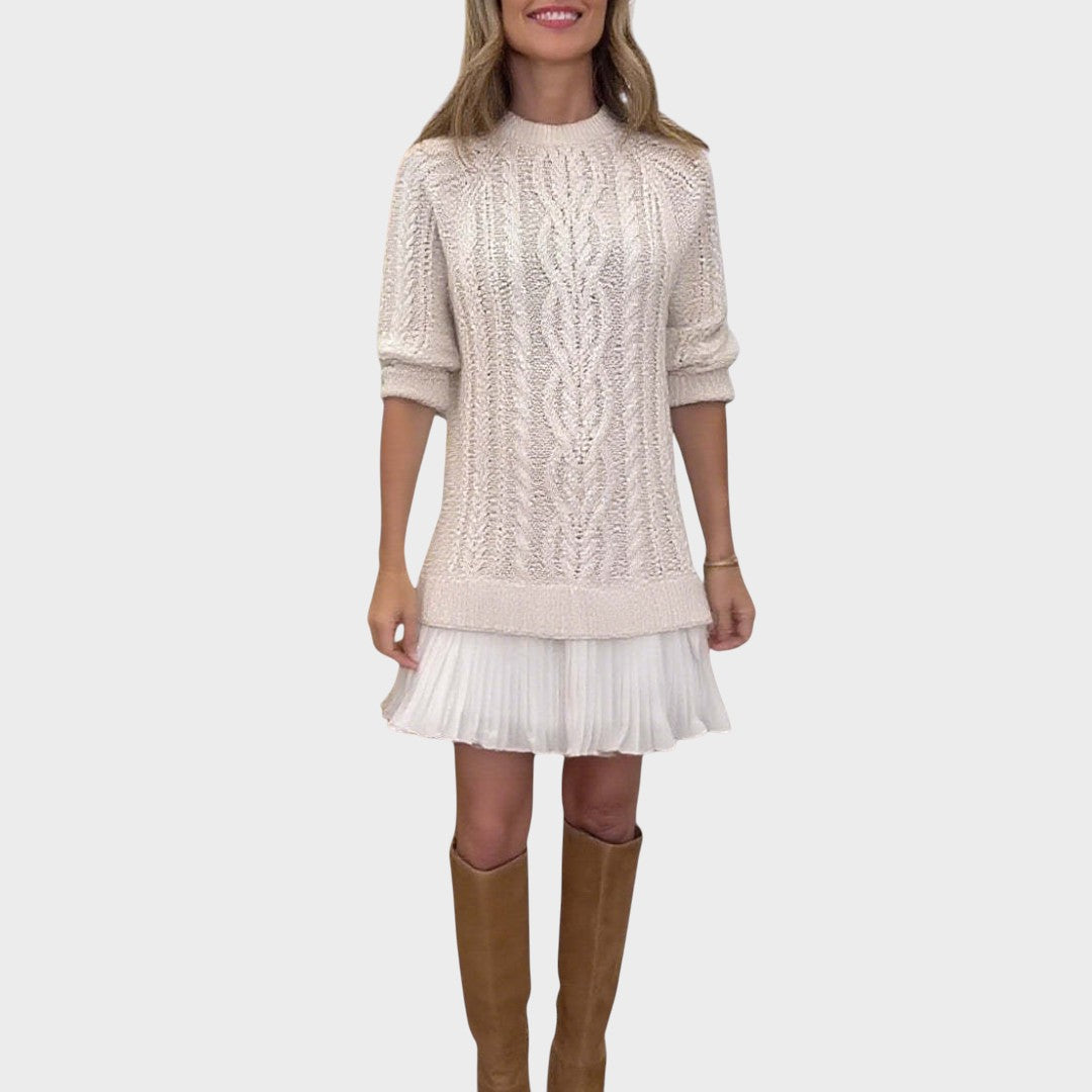 VALERIA™ | VESTIDO DE PUNTO EN TEJIDO