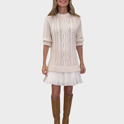 VALERIA™ | VESTIDO DE PUNTO EN TEJIDO