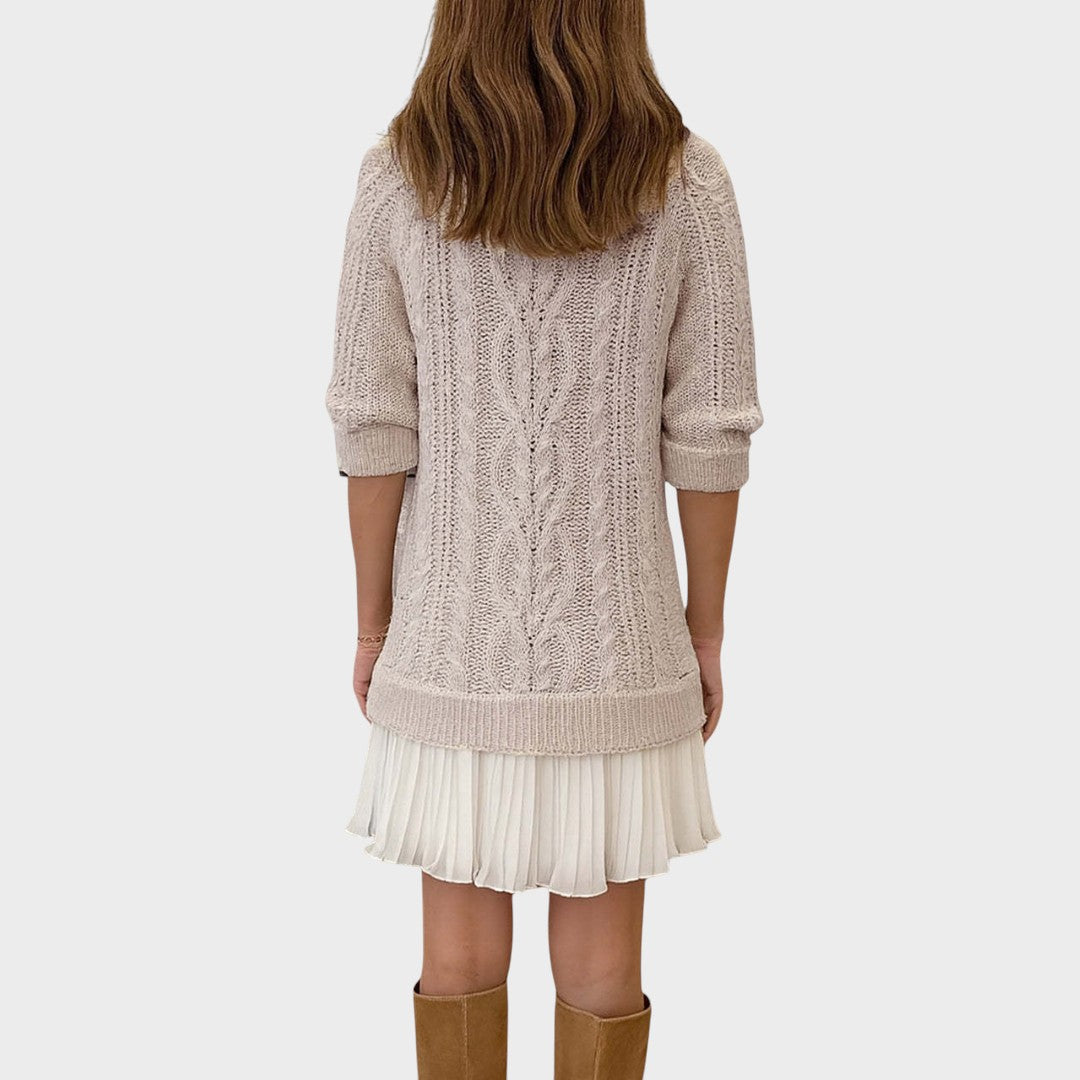 VALERIA™ | VESTIDO DE PUNTO EN TEJIDO