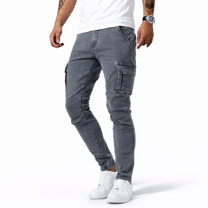 MATEO™ | VAQUEROS CARGO ELÁSTICOS