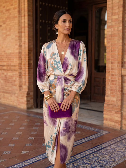 NEREA™ | VESTIDO AQUARELA