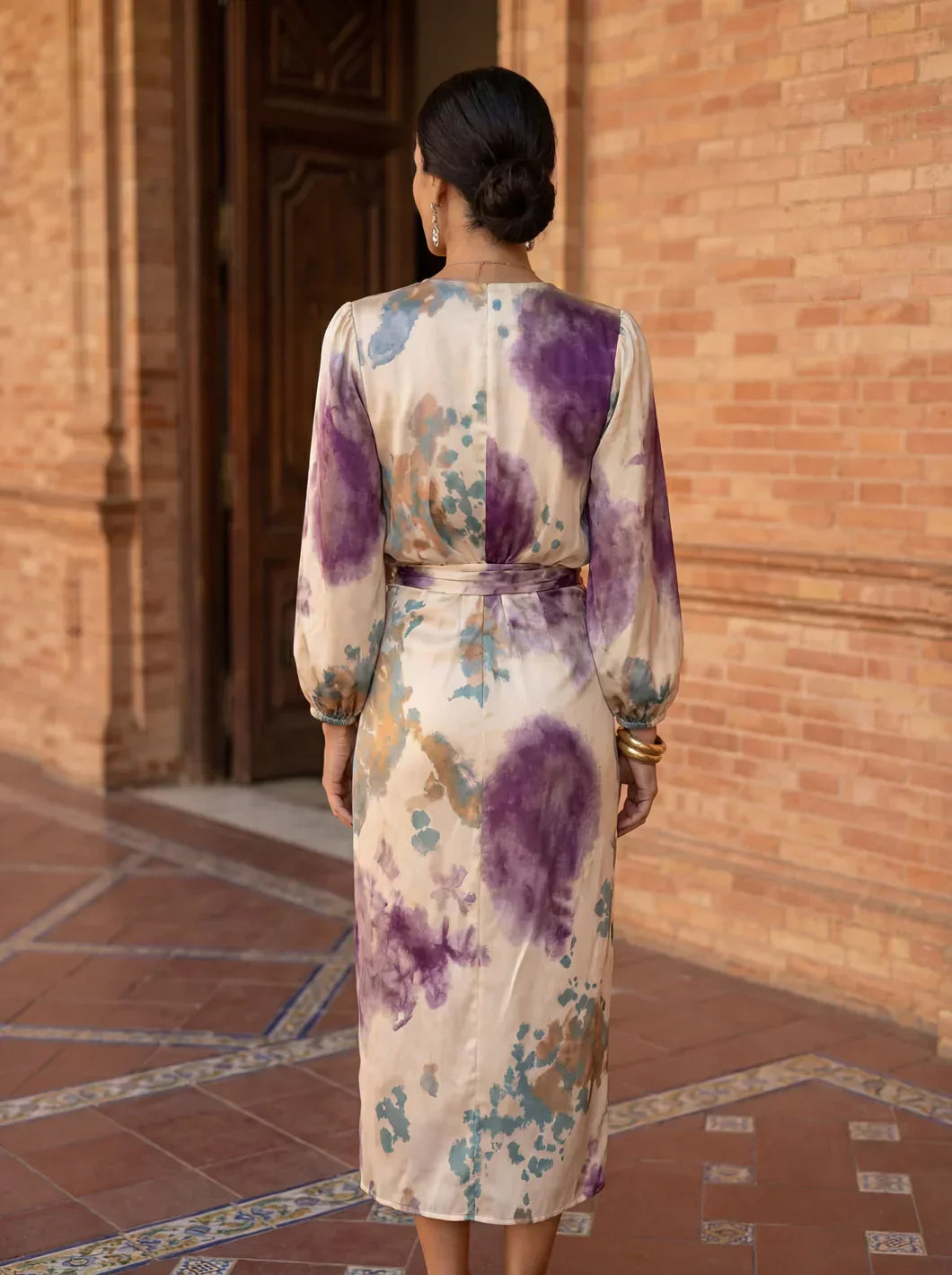 NEREA™ | VESTIDO AQUARELA