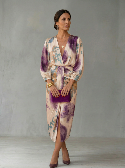 NEREA™ | VESTIDO AQUARELA
