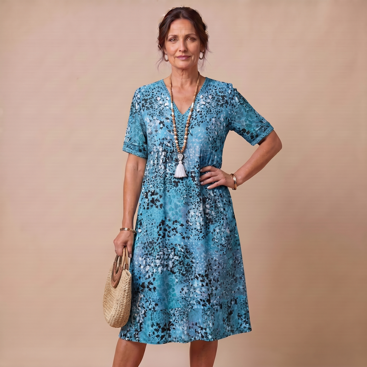 ANA™ | VESTIDO FLUIDO Y FAVORECEDOR